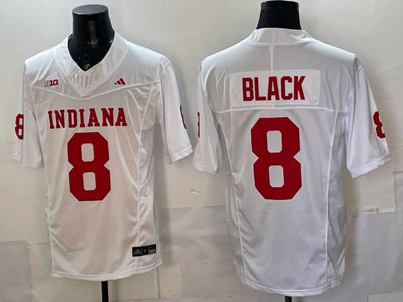Men 2026 Ohio State Buckeyes #8 Black White 3th generations Limited NCAA Jersey 05->ncaa teams->NCAA Jersey